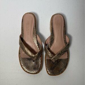 Vintage Taryn Rose Collection Snake Skin Sandals